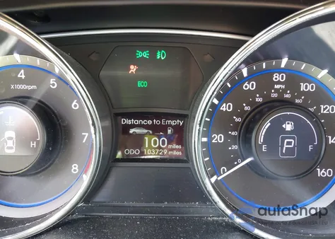 2012 Hyundai Sonata Se 2.0T из США, поврежденный, VIN 5NPEC4AB5CH387608